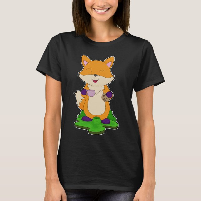 Camiseta Fox Coffee Cookie (Frente)