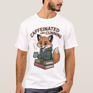 Camiseta Fox com Hoodie e Design de Café