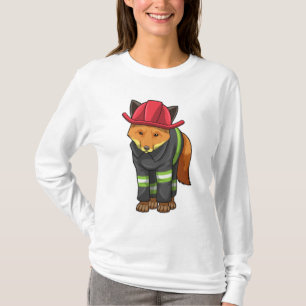 Camiseta Fox como Bombeiro com Capacete