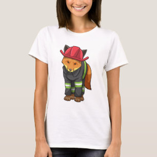 Camiseta Fox como Bombeiro com Capacete