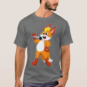 Camiseta Fox como Cantor com Microfone