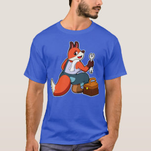 Camiseta Fox como engenheiro de Mecatrônica com caixa de fe