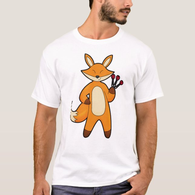 Camiseta Fox como jogador Dart com Darts (Frente)