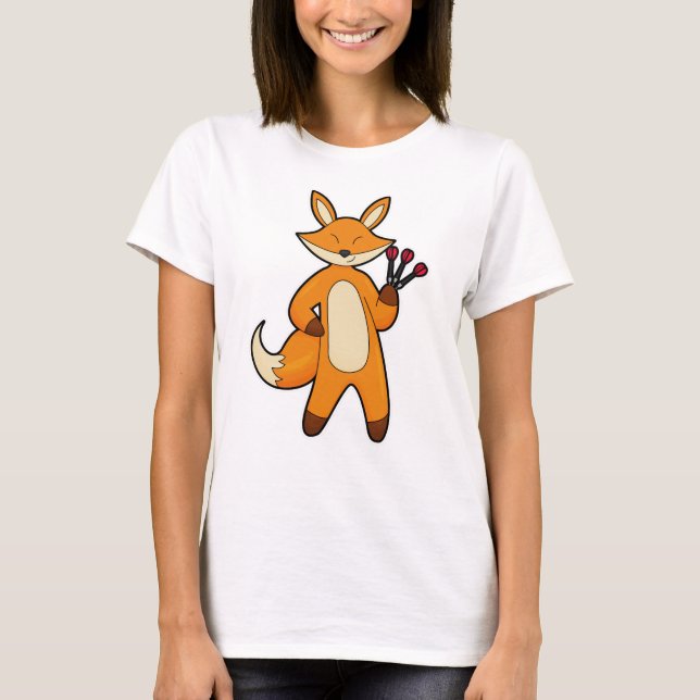 Camiseta Fox como jogador Dart com Darts (Frente)