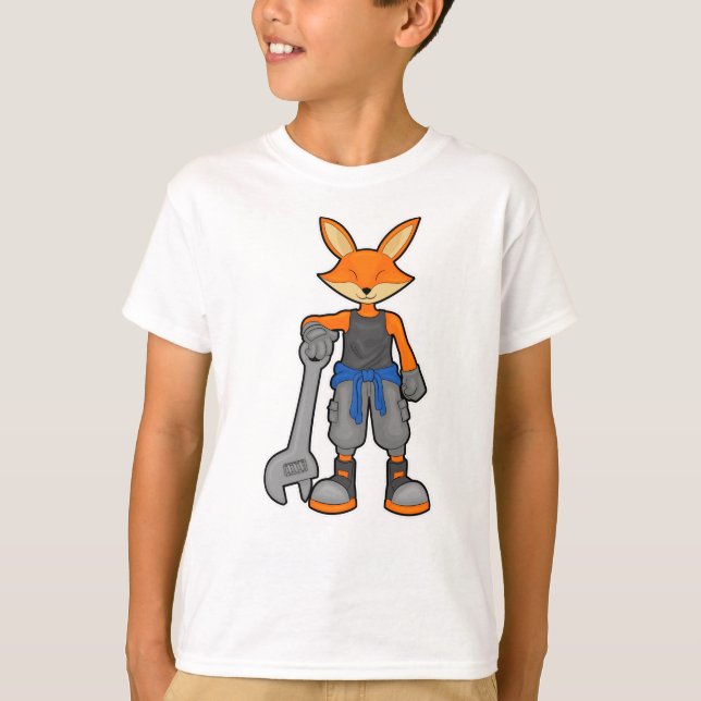 Camiseta Fox como Mecânica com Espanhol (Frente)