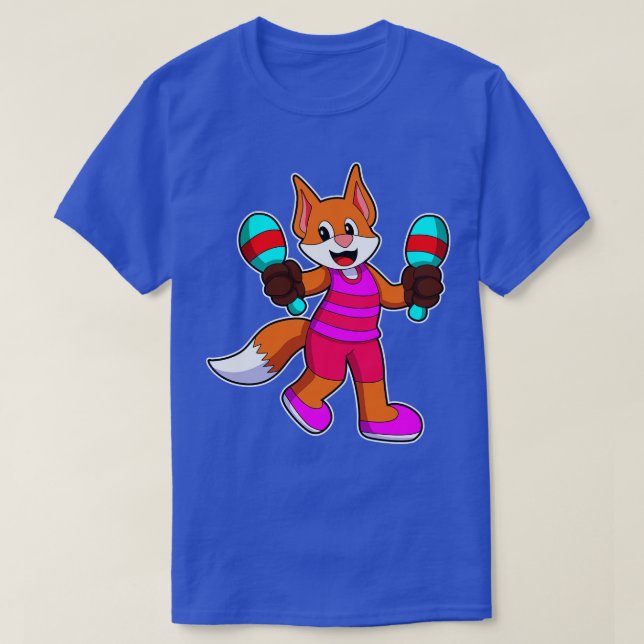 Camiseta Fox como Singer com Microfone 1 (Frente do Design)