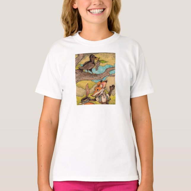 Camiseta Fox & corvo (Frente)