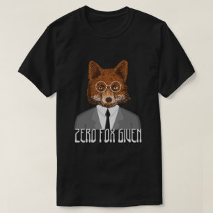 Camiseta Fox dado Fox zero em um terno e em vidros