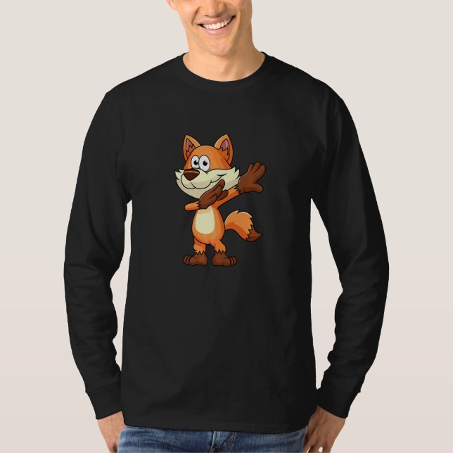 Camiseta Fox Dancing Fox Animal (Frente)