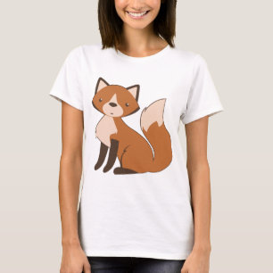 Camiseta Fox de assento bonito