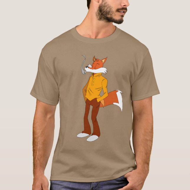 Camiseta Fox de fumo (Frente)
