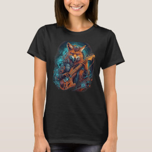 Camiseta Fox De Música Elétrica De Guitarra
