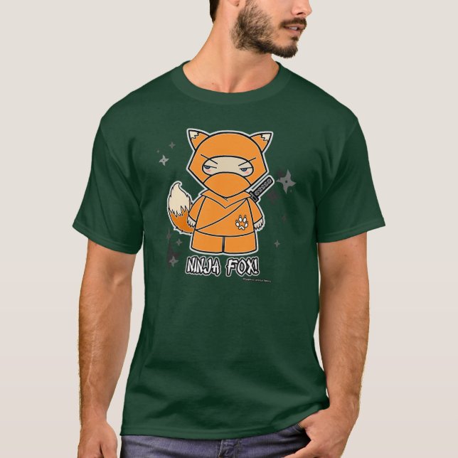 Camiseta Fox de Ninja! T-shirt (Frente)