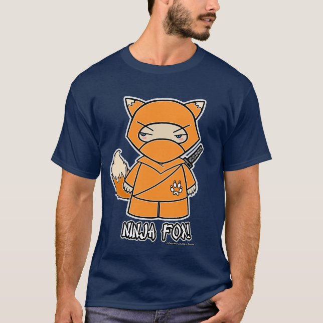 Camiseta Fox de Ninja! T-shirt (Frente)