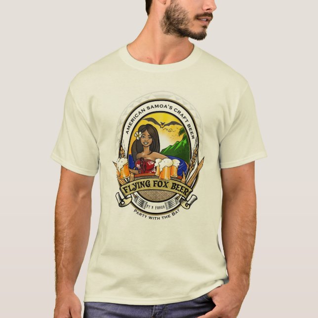 Camiseta Fox de vôo que fabrica cerveja o Co. (Frente)