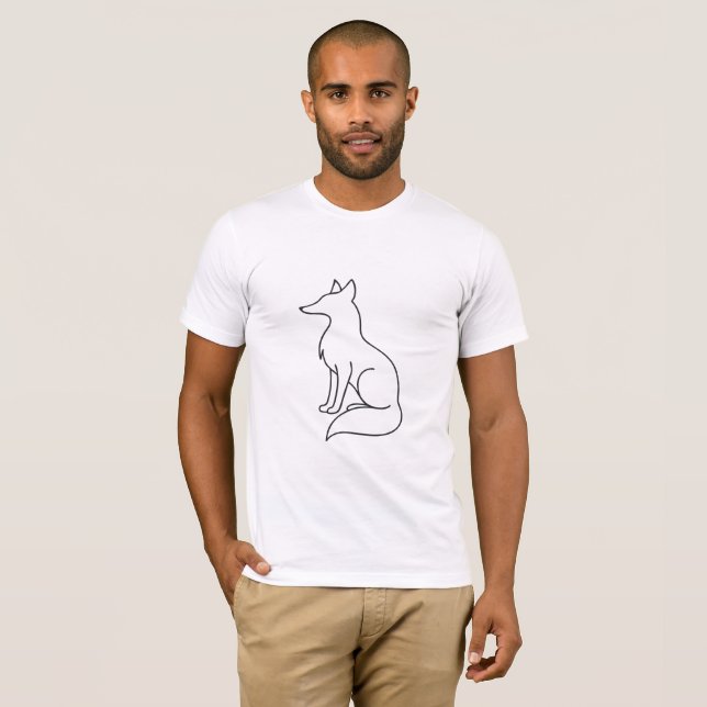Camiseta Fox descansando (Frente Completa)