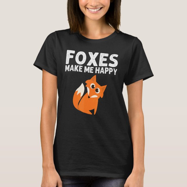 Camiseta Fox Designs For Men Women Foxes Animal  Wildlife (Frente)