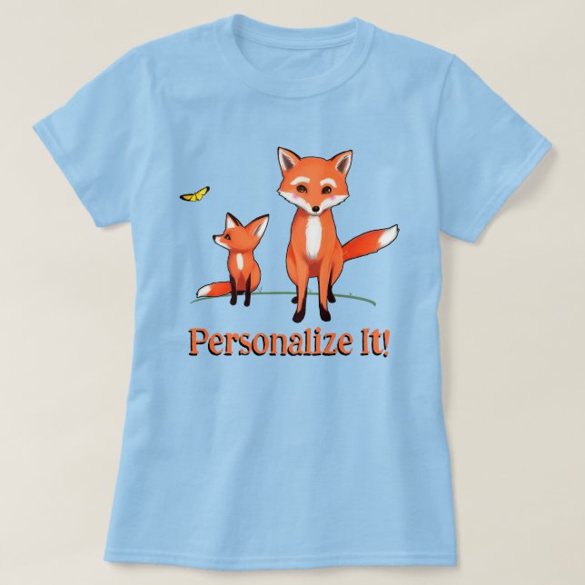 Camiseta Fox E Son T-Shirt (Frente do Design)