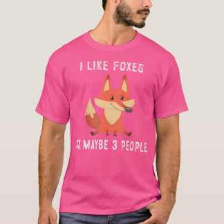 Camiseta Fox Engraçada Para Amantes De Fox
