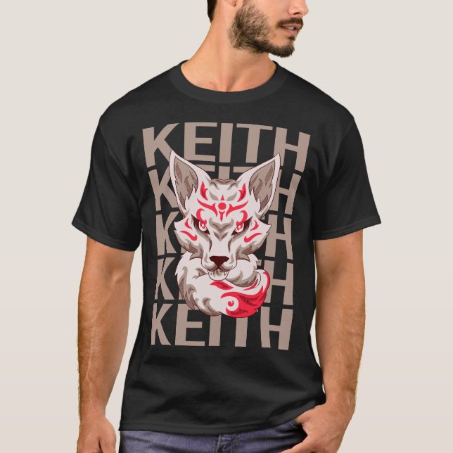 Camiseta Fox Face - Keith Name (Frente)