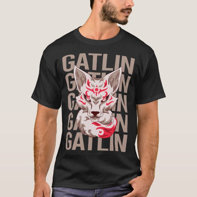 Camiseta Fox Face - Nome Gatlin (Frente)