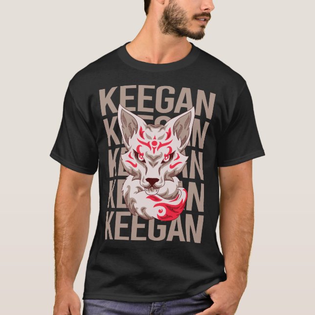 Camiseta Fox Face - Nome Keegan (Frente)