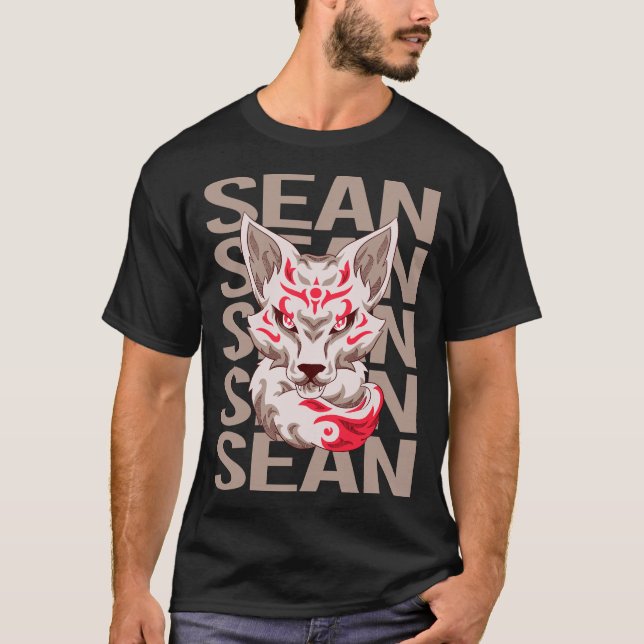 Camiseta Fox Face - Sean Name (Frente)
