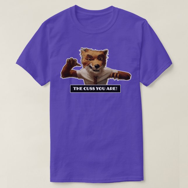 Camiseta Fox Fantástico Foxy The Cuss (Frente do Design)