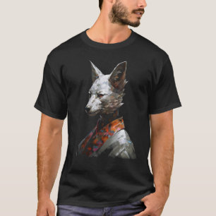Camiseta Fox Fantasy Polygon China Animal Fox