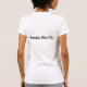 Camiseta Fox fêmea Co. por Joanna Raposa (Verso)