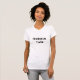 Camiseta Fox fêmea Co. por Joanna Raposa (Frente Completa)