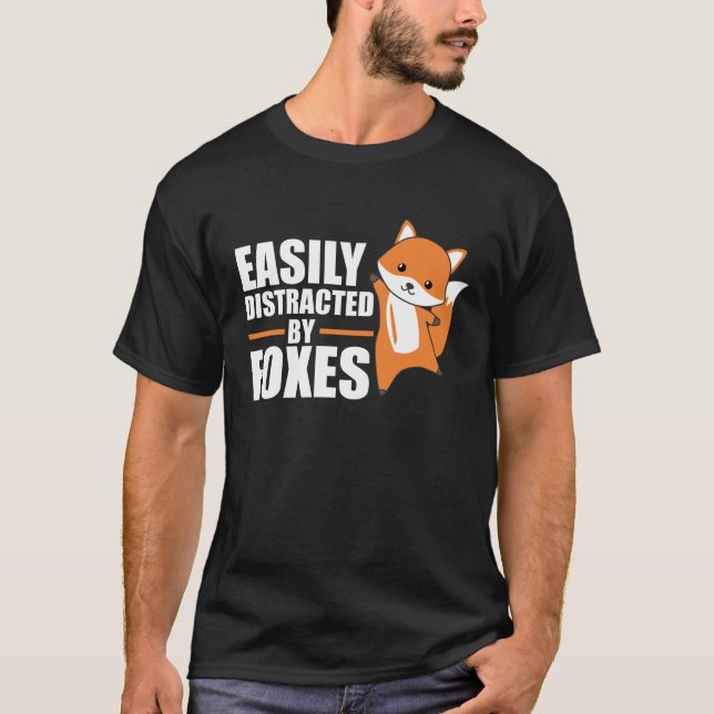 Camiseta Fox Forest Animal Foxes Orange Kawaii Animal (Frente)