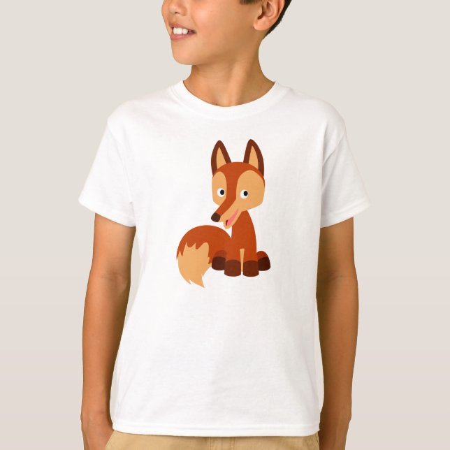 Camiseta Fox Fox Infantil de Cute Cunning (Frente)