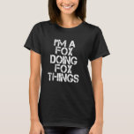 Camiseta Fox Funny Surname Family Tree Birthday Reunion Id<br><div class="desc">Fox Funny Surname Family Tree Noite de Reunião.</div>