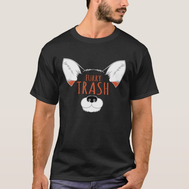 Camiseta Fox  Furry Trash (Frente)