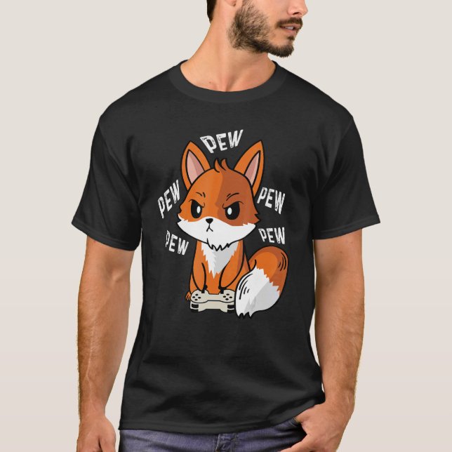 Camiseta Fox Gamer Techie Person (Frente)