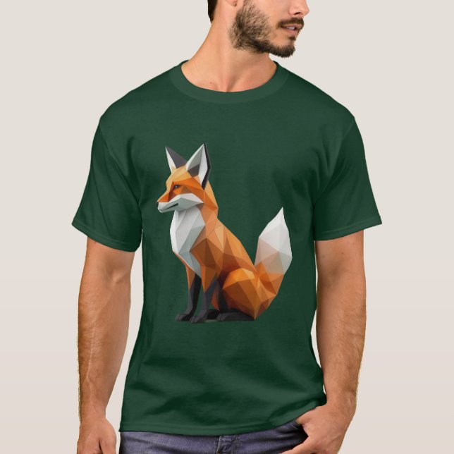 Camiseta Fox Geométrica (Frente)
