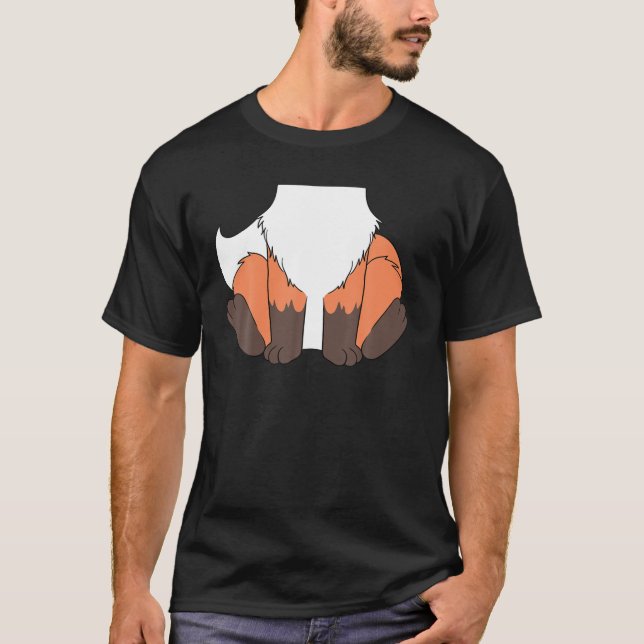 Camiseta Fox Halloween Costume Encantado Cute Kitsune Engra (Frente)
