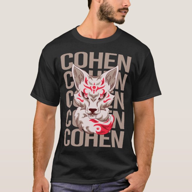 Camiseta Fox Head - Cohen Name (Frente)