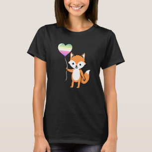 Camiseta Fox Heart Balloon Genderfae