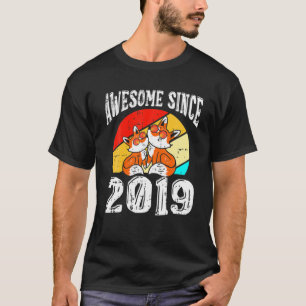 Camiseta Fox Incrível Desde 2019 aniversário de 3 anos 3 An