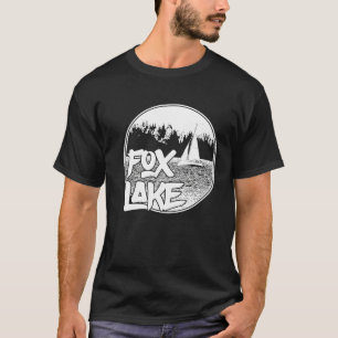 Camiseta Fox Lake Illinois, Sailboat Graphic