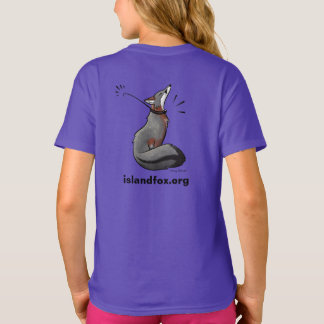 Camiseta Fox Logo Color Girls T-Shirt Stacy Baker Art back