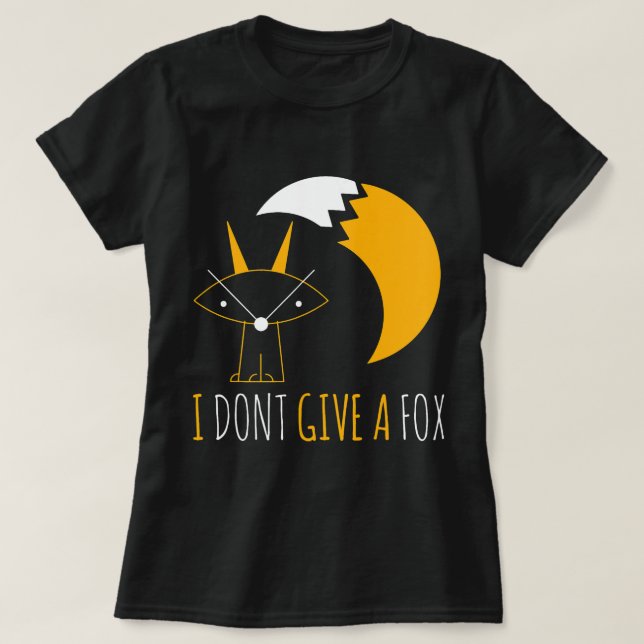 Camiseta Fox Lover Eu Não Dou Um Lápis De Abstrato Fox Draw (Frente do Design)
