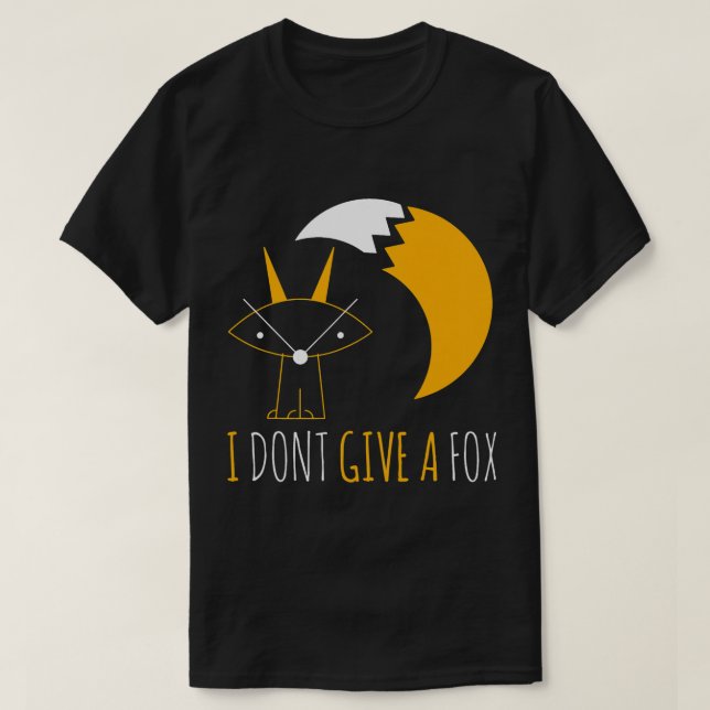 Camiseta Fox Lover Eu Não Dou Um Lápis De Abstrato Fox Draw (Frente do Design)