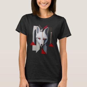 Camiseta Fox Lover Trabalho de arte Animal Motif Fox