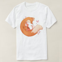Fox Mãe e Baby T-Shirt