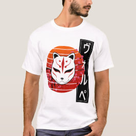 Camiseta fox mask design