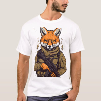 Camiseta Fox Militar do Exército Soldado da Raposa