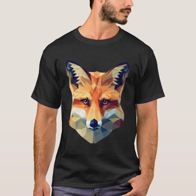 Camiseta Fox Modern Polygyle Animal (Frente)